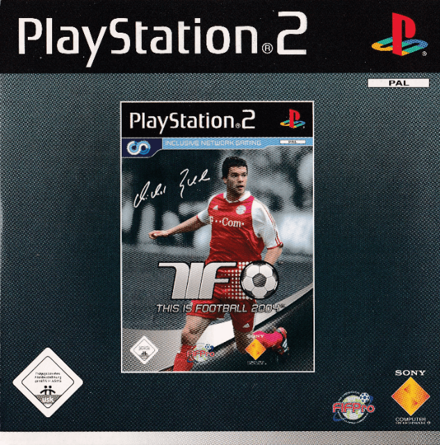 This is Football 2004 box art for Playstation 2